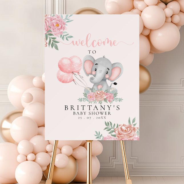 A Sweet Little Girl is on her Way Baby shower Foam Board (Creator Uploaded)