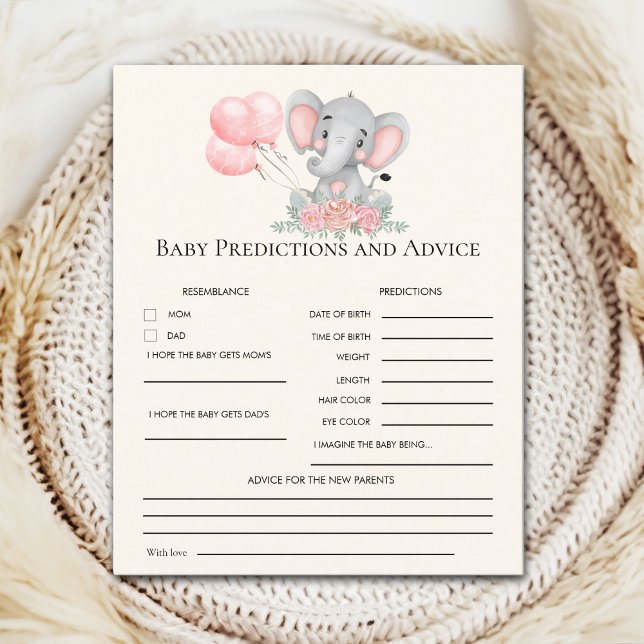 A Sweet Little Girl is on her Way Elephant (Creator Uploaded)