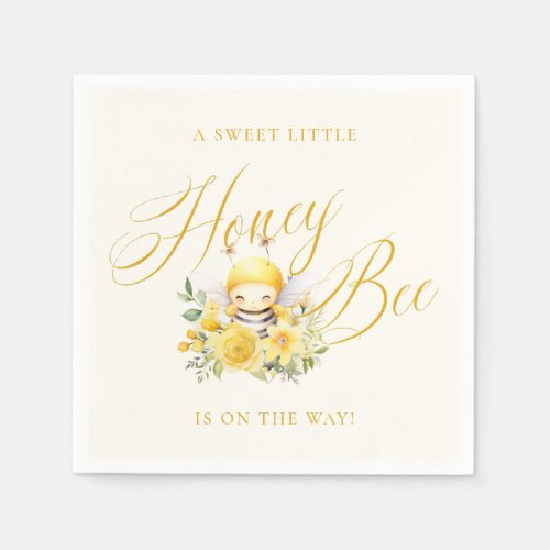 A Sweet Little Honey Bee Baby Shower Napkins