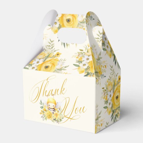 A Sweet Little Honey Bee Baby Shower Thank You Favor Boxes