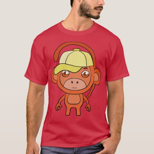 A sweet little monkey T_Shirt