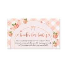 A Sweet Little Peach Gingham Baby Shower
