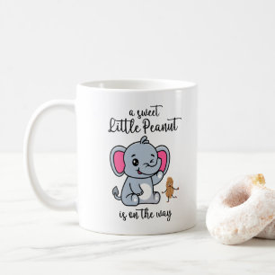 A Sweet Little Peanut In On The Way New Baby Cool Coffee Mug