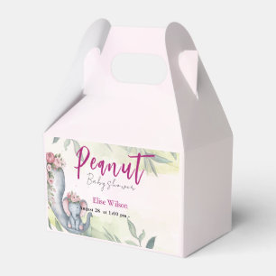 A sweet little peanut is on the way favor boxes