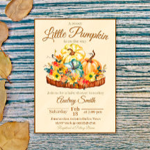 A Sweet Little Pumpkin Baby Shower