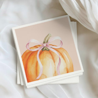 A Sweet Little Pumpkin is on the Way Napkins