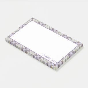 A Sweet Purple Thank You Office Post It Note