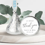 A Sweet Thank You Chocolate Wedding Favors<br><div class="desc">Custom-designed chocolate favors featuring "a sweet thank you" modern elegant hand calligraphy design.</div>
