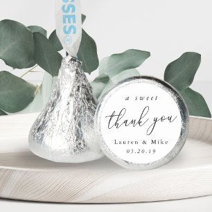 A Sweet Thank You Chocolate Wedding Favors