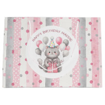 A Sweet Whimsical Cat with Girl's Birthday