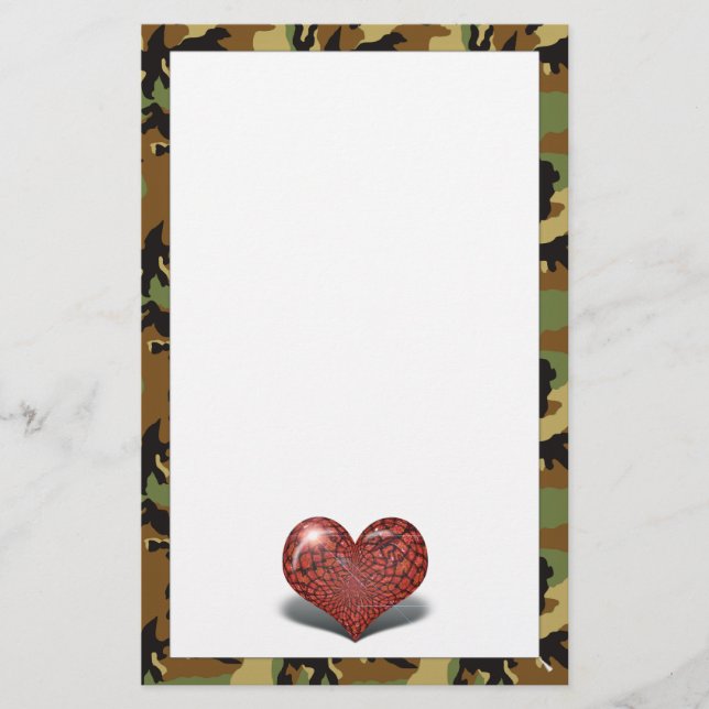 A Sweethearts Love Letter Stationery (Front)