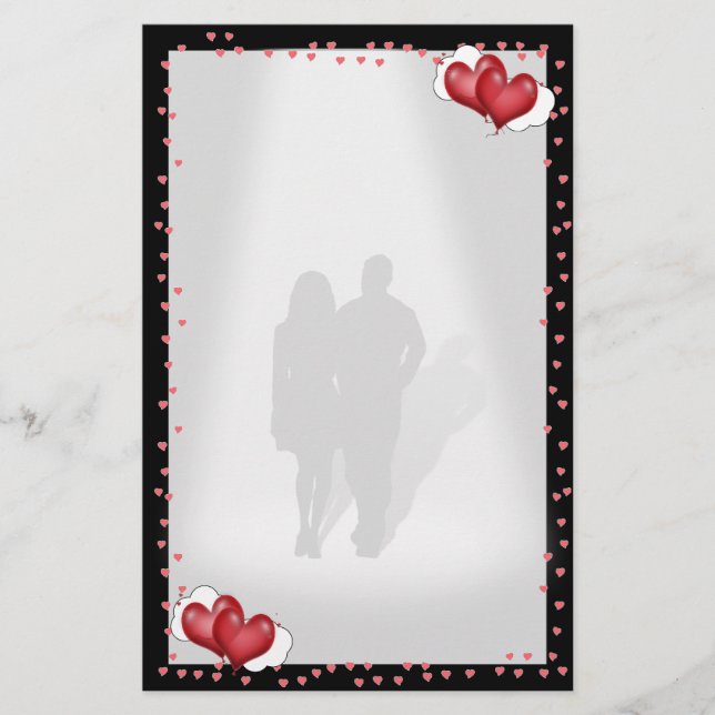 A Sweethearts Love Letter Stationery (Front)