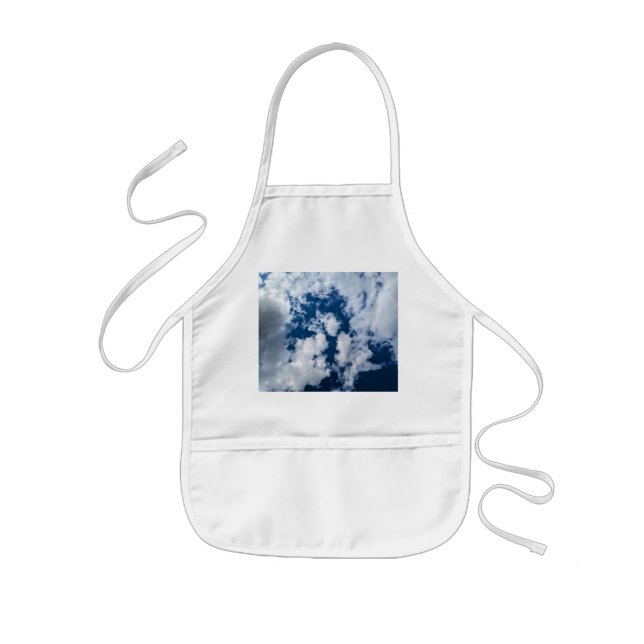 A swirl of clouds kids' apron (Front)