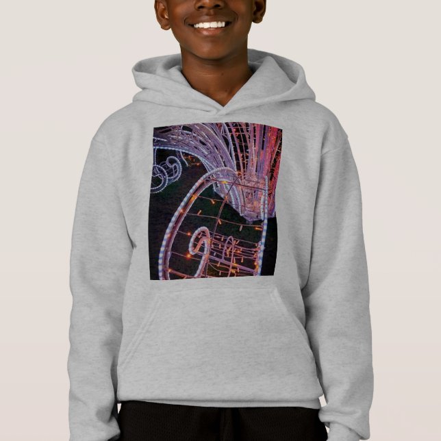 A swirl of lights hoodie (Front)