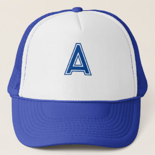 "A" symbol - Logo Initial Monogram Handsome Trucker Hat