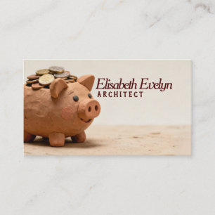 A Symbol of Savings and Financial Care Business Card