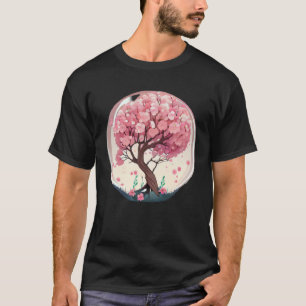 A Symbolic and Meaningful Pink Cherry Blossom Tree T-Shirt