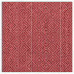 A symmetrical pattern featuring red, orange, and p fabric