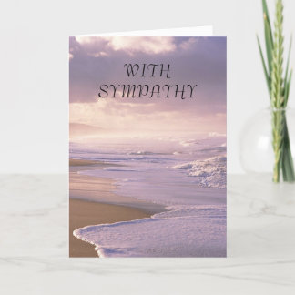 A sympathy card for a new day