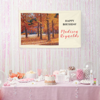A Symphony of Autumn Colors Banner