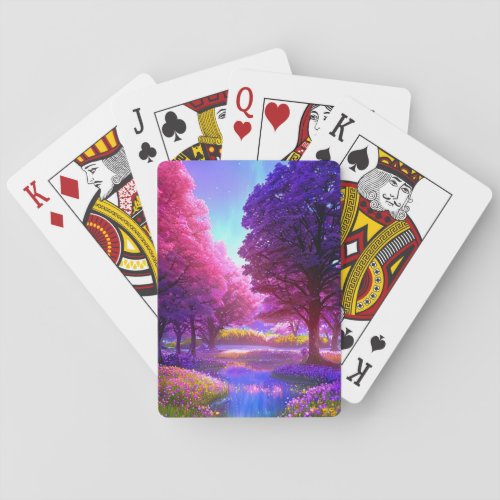A Symphony of Colors Poker Cards
