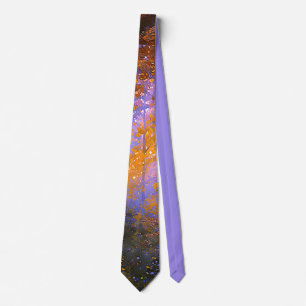 A Symphony of Leaves - Woodland Landscape Neck Tie
