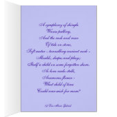 A Symphony of Shingle Poetry Card (Inside (Right))