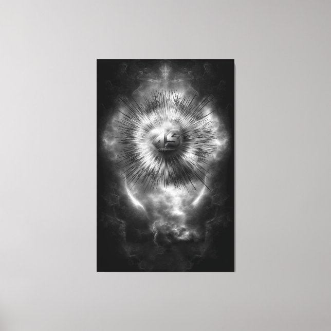 A-Synchronous Ethereal Clouds Canvas Print (Front)