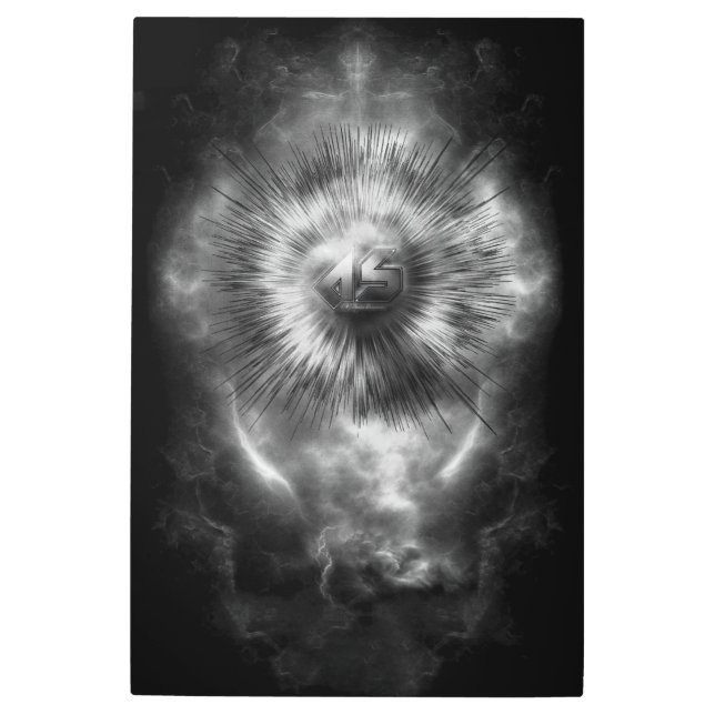 A-Synchronous Ethereal Clouds Metal Print (Front)