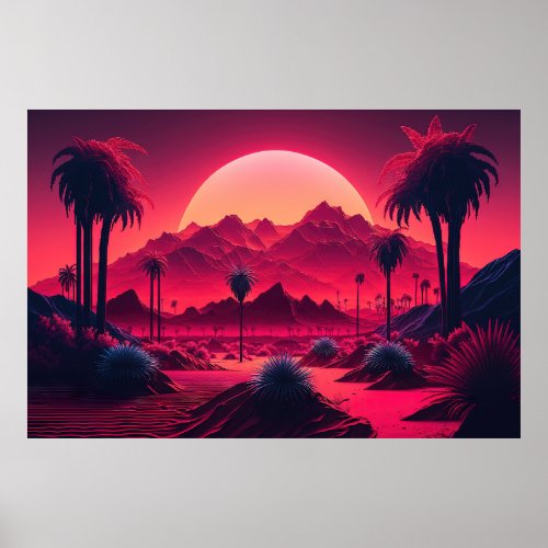 A Synthwave World Beyond Our Own Poster