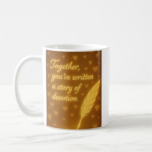 A Tale of Devotion: The Story of Togetherness Coffee Mug from MrJP on Zazzle
