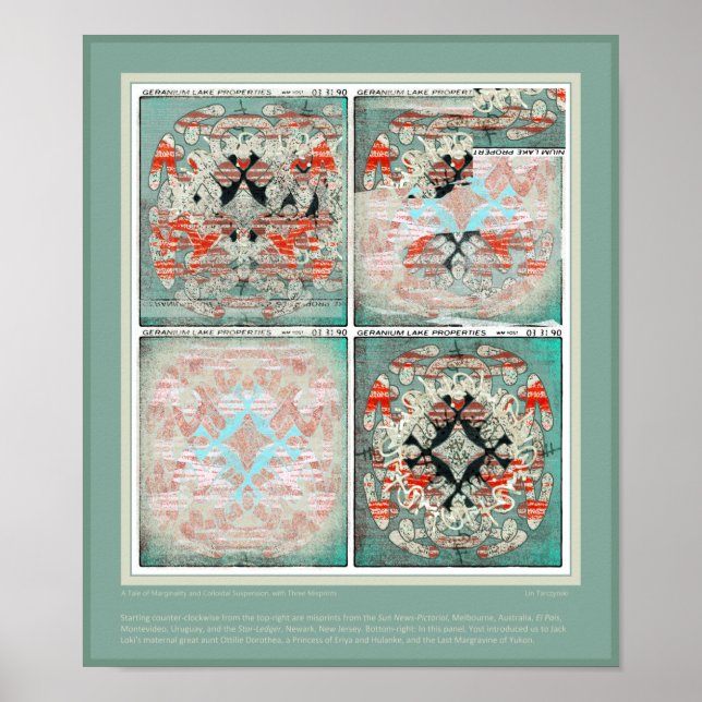 A Tale of Marginality and Colloidal Suspension Poster (Front)