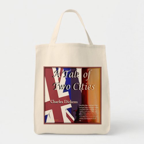 A Tale of Two Cities text Tote Bag
