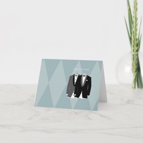 A Tale of Two Tuxes Card