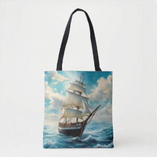A Tall Ship Tote Bag