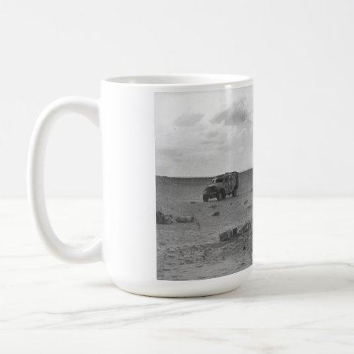 A Tank from Pattons Armored Corps inTunisia 1943  Coffee Mug