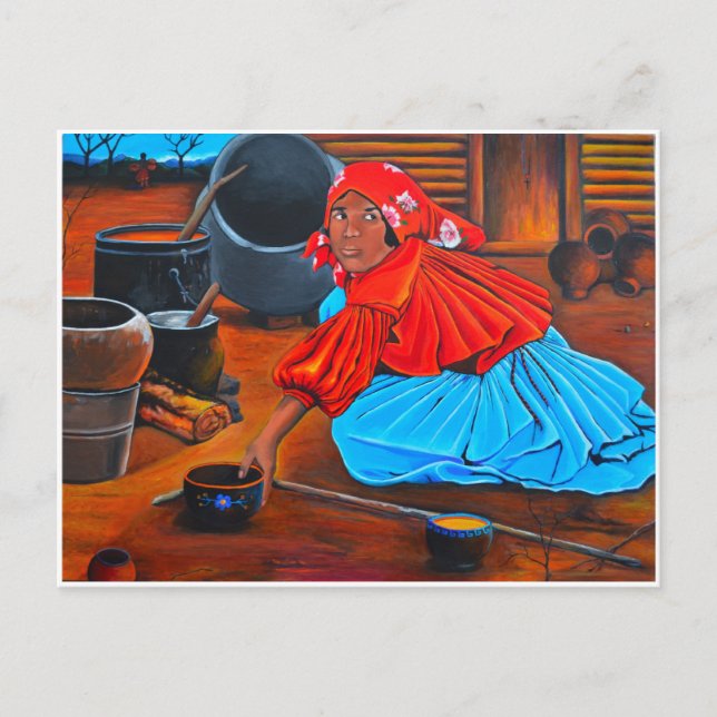 "A Tarahumara Woman" Postcard (Front)
