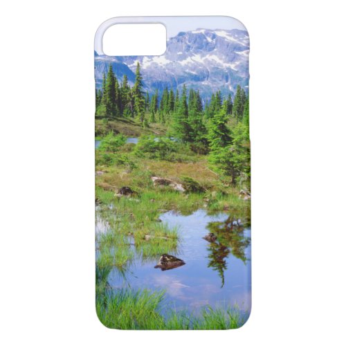A tarn in the backcountry of Vancouver Island iPhone 87 Case