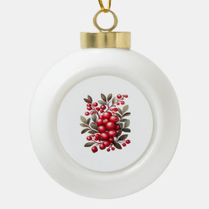 A Tart & Tasty Superfruit Classic T-Shirt Ceramic Ball Christmas Ornament