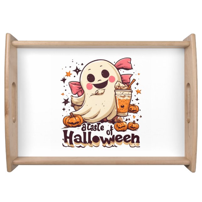A Taste of Halloween  Serving Tray (Front)