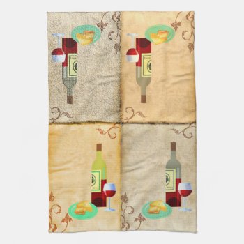 A Taste Of The Grape Kitchen Towel by gueswhooriginals at Zazzle