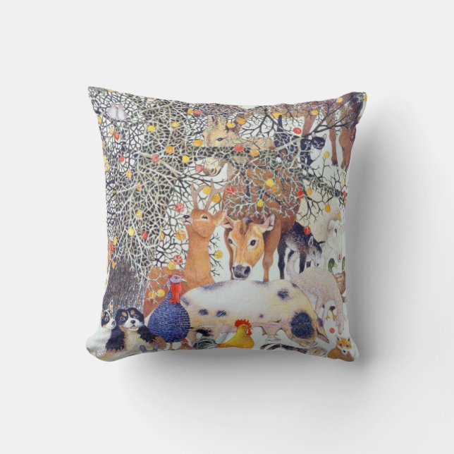 A Tasty Treat Throw Pillow (Front)
