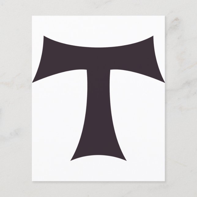 A tau cross Saint Anthony cross (Front)