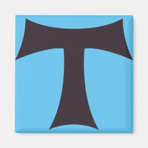A tau cross Saint Anthony cross Magnet