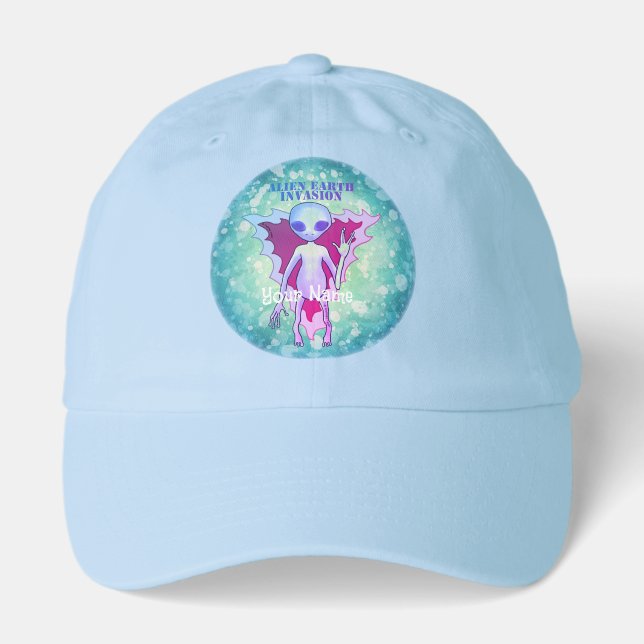 A TBA Alien One Earth Invasion  Hat (Front)