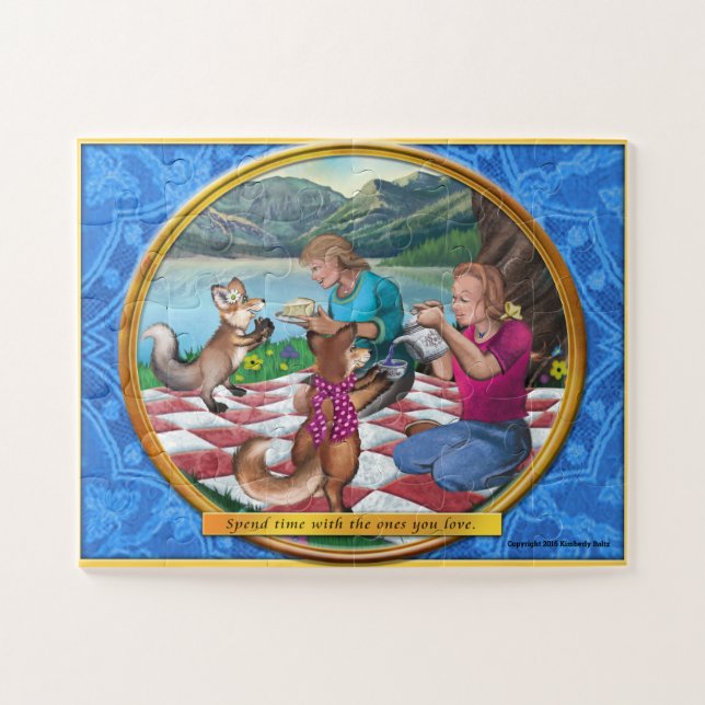 A Tea Party with Frieda puzzle (Horizontal)