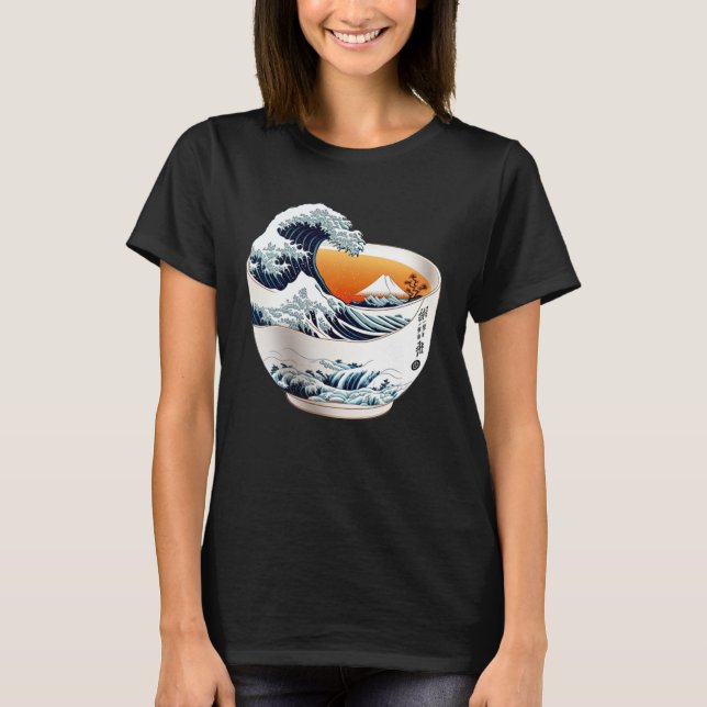 A Tea that Takes You to Japan Okinawa Kanagawa Tea T-Shirt (Front)