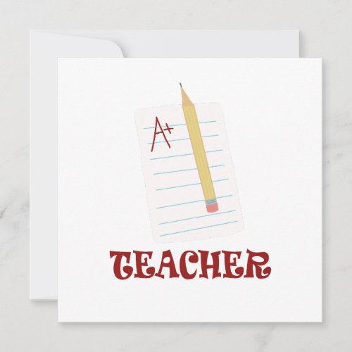 A Teacher Holiday Card