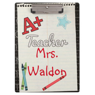 A+ Teacher Personalized Clipboard