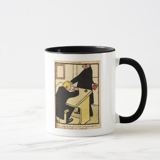 A teacher reprimands his pupil from Crimes Mug (Right)